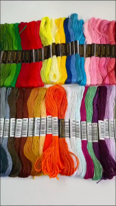 50-200 Colors Embroidery Thread/Cross Stitch 8m 6 Strands/Hanging Thread for Embroidery/Poly-Cotton Embroidery Thread