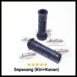 HANDGRIP MOTOR DOMINO/GRIP/HANFAT/HANDFAT/HANDLE VARIASI AKSESORIS MOTOR DOMINO IMPORT/SARUNG GAS MOTOR/KARET GAS MOTOR/KARET STANG/KARET STIR
