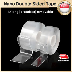 🇸🇬【SG stock】Double Sided Tape Removable Reusable Nano Tape Waterproof Adhesive Tape Multi Purpose Traceless Adhesive Tape Nano Tape Nano Double Sided Tape Removable Strong Waterproof Adhesive Tape Double Side Clear Adhesive Tape