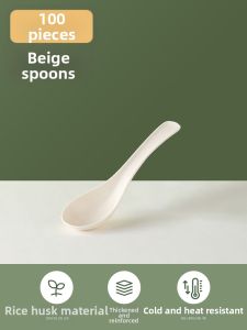 TAFUMAN | Disposable Food Grade Thick Plastic Spoon