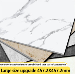Marble Vinyl tiles 45x45CM Floor Stickers 30X30CMSelf Adhesive waterproof PVC tiles for flooring Carpet Mat wall sticke Stickers Wear-resistant