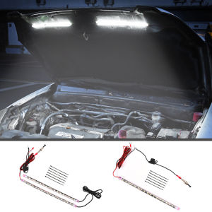 SEAMETAL Car Under Hood LED Light Bar: Engine Work Inspection Repair Automatic Lighting Kit