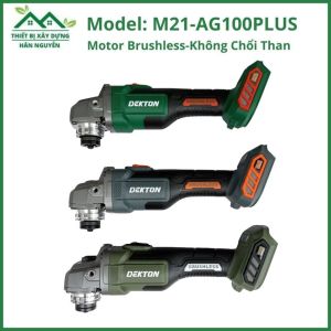 Thân máy mài pin Dekton M21-AG100PLUS 21V công tắc trượt lưỡi cắt 100mm máy cắt pin
