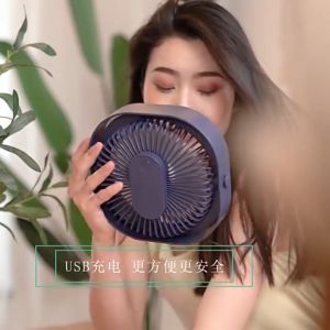 Original Desk Fan Portable Electric Fan USB Rechargeable mini Fan 8-inch Wireless table fan 360°Rotating Air Cooling Fan 30dB Low noise stand fan Desktop Fan sale