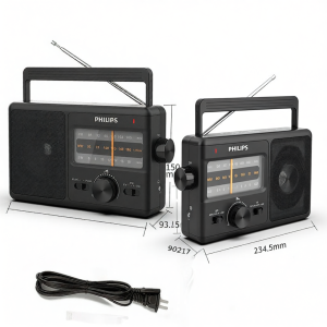 Philips | Đài Radio Di Động FM AM Cho Người Cao Tuổi