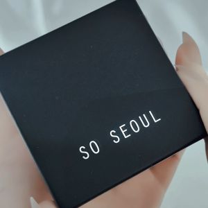 SO SEOUL Amora Love Heart 0.5 CT Diamond Simulant Cubic Zirconia Double Row Adjustable Ring