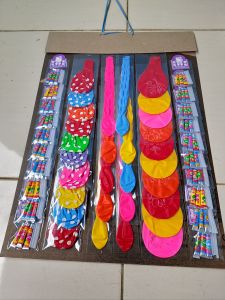 Mainan Anak Balon Campur isi 50 pcs Siap Jual / Balon Odol / Balon Ulang Tahun