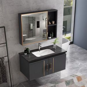 SG Stocks 60 / 70 / 80CM. Bathroom Basin Vanity Set Bathroom Cabinet / Basin Cabinet with Mirror Cabinet