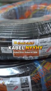 KITANI - NYYHY 4×2.5 mm² - 100 Meter -  Kabel Listrik Tembaga Serabut