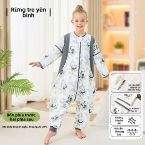 Túi Ngủ Bốn Mùa Toàn Cotton Điều Hòa Nhiệt Chống Kích
