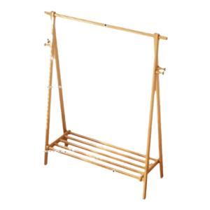 CHUJUN | Solid Wood Folding Minimalist Modern Floor Clothes Rack