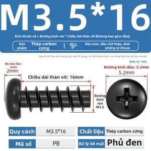 TIANZHUOJINSHU | Vít Tự Khoan Thép Carbon Cứng