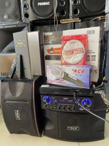 ACE AC-6800B Home Theater Speaker w/ karaoke player (free mic)