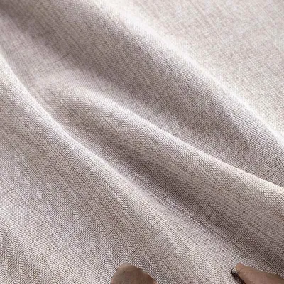 OUQI | Thick Pure Color Linen Sofa Fabric Upholstery Material