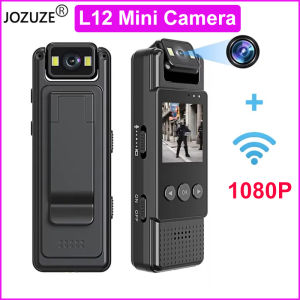 1.3in Screen Body Camera Sport Worn Camcorder 1200mAh Portable Cam 1080P Mini Wearable Camera with Fill Light 180° Rotatable Lens for Outdoor Police Law Enforcement up to128GB