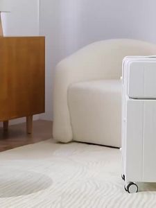 2025 New pc Large Capacity Zipper Suitcase with Wide Handle 20 Womens Carry-On Suitcase Mens Trolley Case 24 Inch Suitcase