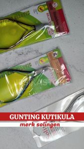 Gunting pemotong kutikula solingen kuku tajam cuticule clipper nipper pusher tools alat peggunting kutikula