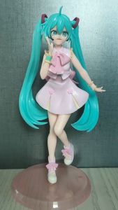 HATSUNE MIKU LUMINASTA SAKURA OMUTATSU Ver - Action Figure Miniatur Pajangan Topper Kue Vocaloid Waifu