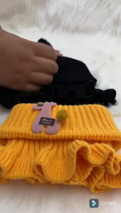 ผ้าพันคอเด็ก-คลุมศรีษะเด็ก-กันหนาว ผ้านุ่ม ยืดได้ดี