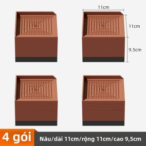 Đế Bàn Ghế Vuông Chống Trượt Chống Tiếng Ồn Bền Cao Cấp Đồ Dùng Gia Đình Đế Bàn Ghế Bằng Nhựa Dùng Để Nâng Cao