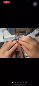 Chân vịt chống nhăn may mí nhỏ tra dây kéo