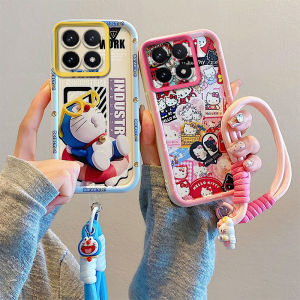 น่ารัก เคสโทรศัพท์ Xiaomi 14T Pro Xiaomi 14T Xiaomi14T Pro 5G แฟชั่นใหม่การ์ตูนโดราเอมอน Hello Kitty Luffy Pikachu Spider-Man เคสโทรศัพท์ อ่อน Sauron พร้อมสายคล้อง2025