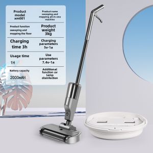 Automatic Wireless Electric Mop Smart Cleaning Machine Home Use Dustpan And Sweeper in One Water Spraying Floor Cleaner