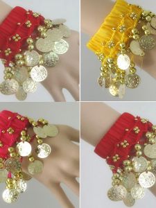Childrens Performance Outfit Accessories: Belly Dance Adult Dance Bell Bracelet for Kids and Toddlers