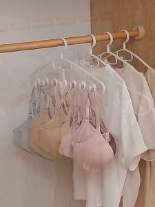 10Pcs Non-slip Hanger Plastic Closet Organizer Storage Hanger Multi-port Support Hangers Multi-functional Wave Hanger Non-slip Sling Hangers Room Organizer Hangers for Clothes Drying Rack