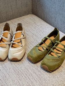 Vintage Ballet Style Training Shoe Women