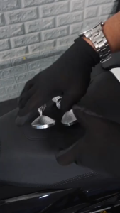 [COD]Premium Mini Bar End Side Mirror Full CNC Aluminum Adjustable HD Lens Universal