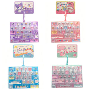 Bandai | Anime Cute Decompression 26 Press Keyboard Toy Keychain Pendant Perfect Bag Pendant Decompression Ideal Ornament Toy Gift