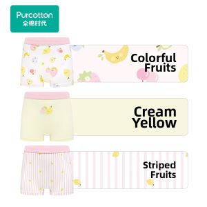Purcotton | Kids 100 Cotton Underwear Pants 3 Pack