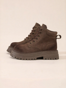 Giày Boots Ngắn Cũ Nâng Gót