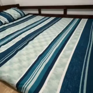 6-IN-1 SET 2PCS CURTAIN 1PC BEDSHEET 2PCS PILLOWCASE & 1 FLATSHEET/BLANKET / Premium Canadian Cotton