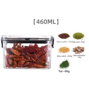 FENGHONGTAO | Hộp Đựng Gạo Bằng Nhựa Dày Trong Suốt Chống Thấm Thực Phẩm