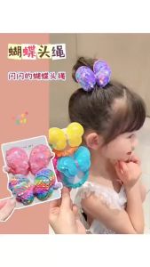 Ikat Rambut Kupu Kupu Cantik Anak dan Dewasa Ikat Rambut Fashion Cantik