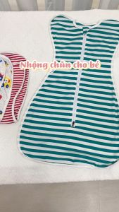 Nhộng Chũn Cho Bé Ngủ Ngon Tránh Giật Mình Chất Vải Cotton Mềm Mại Co Giãn Đàn Hồi Cực Tốt - BAFABY KIDS - 342