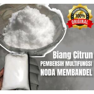 BIANG SITRUN / CITRUN BUBUK AJAIB 250 GRAM PEMBERSIH MULTIFUNGSI KERAK BANDEL MULTIFUNGSI KAMAR MANDI PAKAIAN PUTIH DAN PERALATAN DAPUR