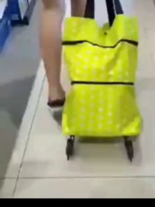 High Volume Four Styles Trolley Bag Shopping Travel Luggage Bag with Wheels Expandable Rolling Shopping Bag (Foldable Shopping Trolley Tote Bag)