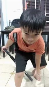 gậy lò xo kháng lực tập cơ tay vai ngực tiện dụng