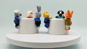 Bandai | Disney Zootopia 2 Angel Blind Box Cute Mini Anime Character Figure Doll Car Interior Phone Ornament Birthday Christmas Gift