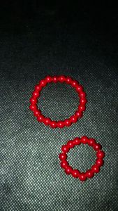 Gelang bayi/baby merah maroon simple dan aesthetic jual per pcs