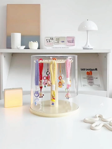 กล่องใส่โมเดล กล่องโชว์โมเดล กล่องใส่ art toy หมุนได้360° กันฝุ่นกันความชื้น มีฝาปิด ประหยัดพื้นที่ พลาสติกอย่างดี