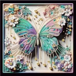 1pc 5D plant pattern diamond painting kit frameless DIY home decoration or holiday gift diamond art kit and full set of tools