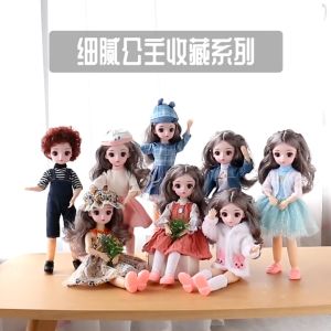 ตู๊กตาบาร์บี้ 30 ซม. ของเล่นแต่งงาน 10 ข้อต่อ ตู๊กตาบาร์บี้ตาโต มาพร้อมชุดสวยงาม ขยับได้ทุกส่วน มีหลายแบบ แต่งตัว ตู๊กตา