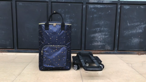 EmmAmy Retractable folding Shopping Trolleys/Carriers grocery shopping cart shopping trolley/Trollies market trolley