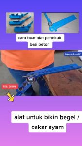 Alat Tekuk Besi Penekuk Besi Begel Cakar Ayam Spek 4 - 12 mm Besi Beton Ulir Nako Plat Strip