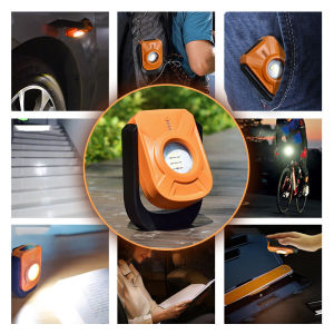 JeeYee Work Lights Multifunctional Mini Glare COB Keychain Light USB Charging Emergency Lamps Strong Magnetic Repair Work Outdoor Camping Tool Light