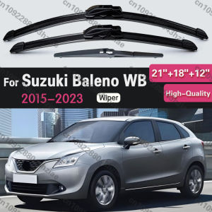 1set Front & Rear Windshield Wiper Blades Windscreen Wipers For Suzuki Baleno WB 2015-2023 Quality wiper blade
